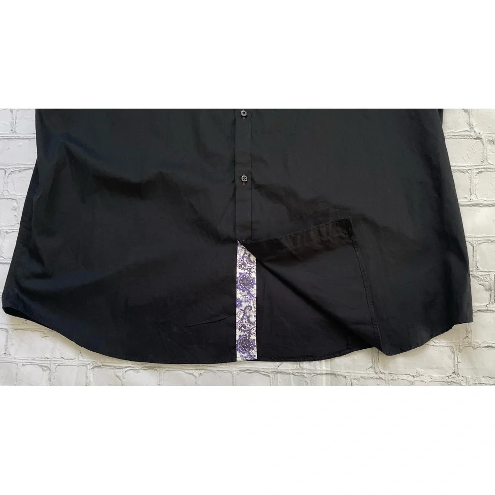 Men’s Black Short Sleeve Button Up Shirt NWT!